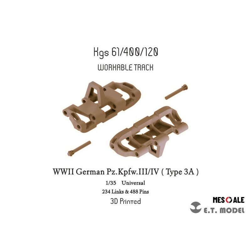3D Printing Jobs - ET 1/35 P35-020 第二次世界大戦 ドイツ軍 Pz.Kpfw.III/IV