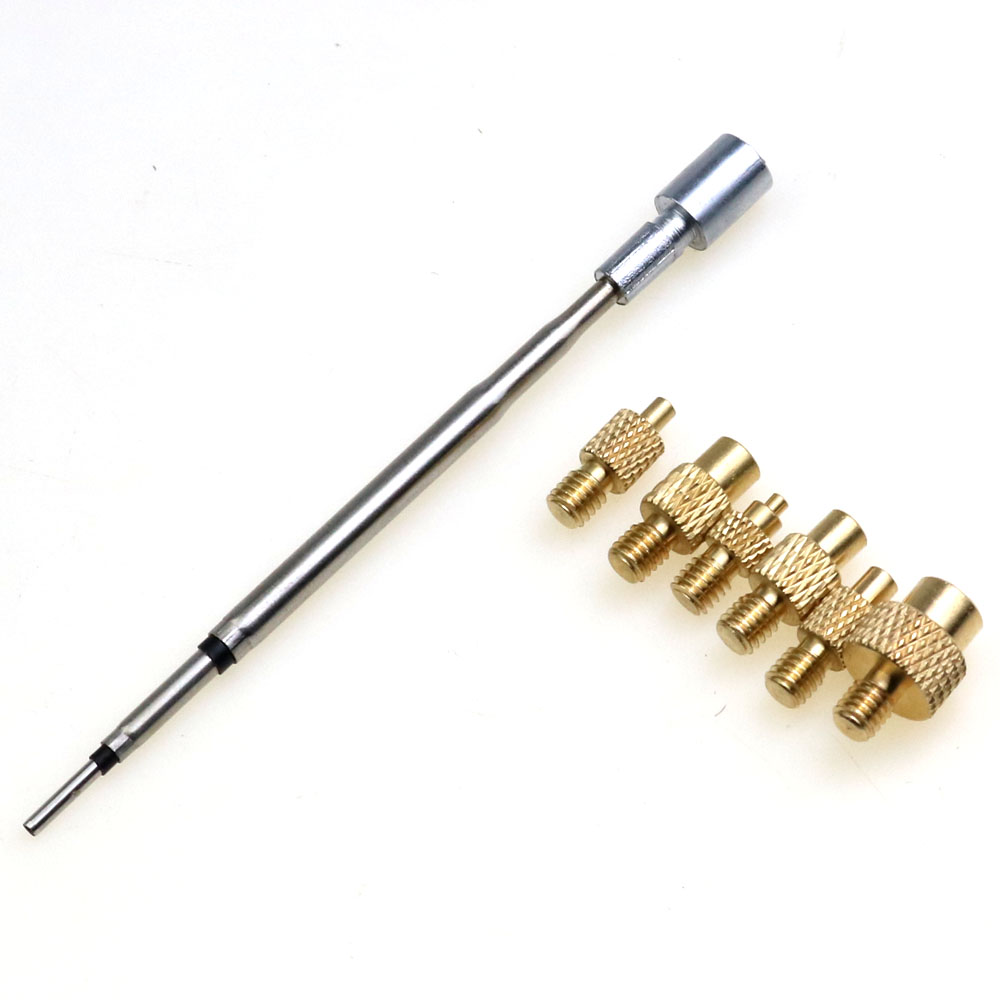 3D Printing Process - C210/TS21/HS-02B ヒートインサートナット 鉄先端トリミングキット 内ネジはんだごて先端 3Dプリント改造仕上げツール 真鍮