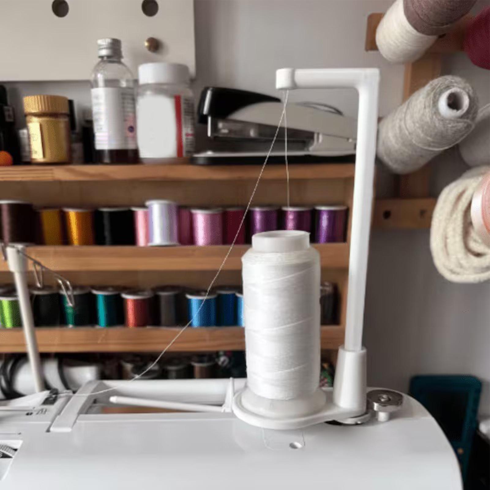 3D Printing Process - ミシン糸スタンドユニバーサル3Dプリント巻き取り収納スタンド家庭用絡み防止ミシン縦型スプールラック