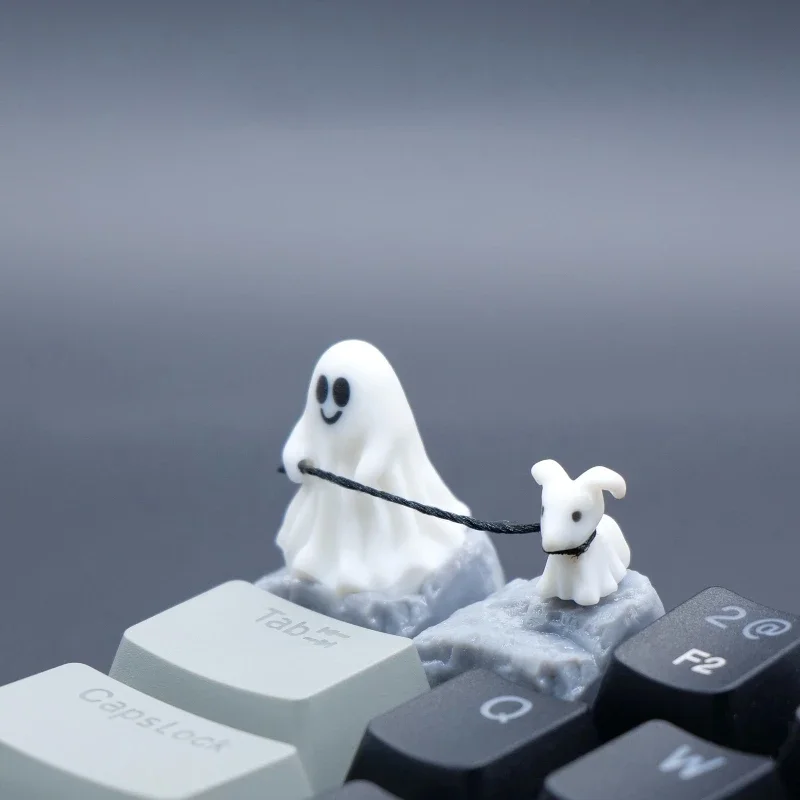 3D Printing Jobs - カスタマイズされた樹脂製のゴーストパピーのキーキャップ,3D印刷,パーソナリティポイント,メカニカルキーボード,チェリーMX,ハロウィーンギフト