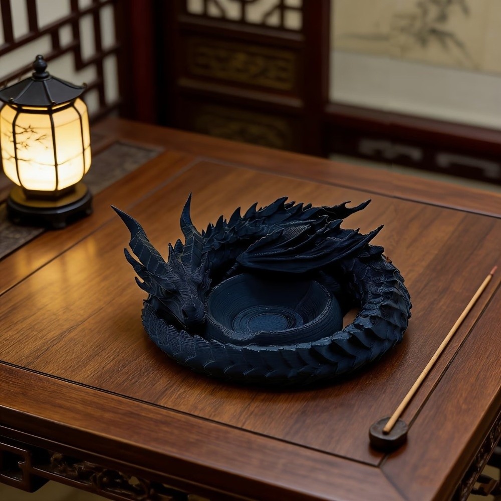 クリエイティブなゴシック調3Dプリントドラゴントレイ装飾ダー - 3D Printing Ring Holder のレビューと価格