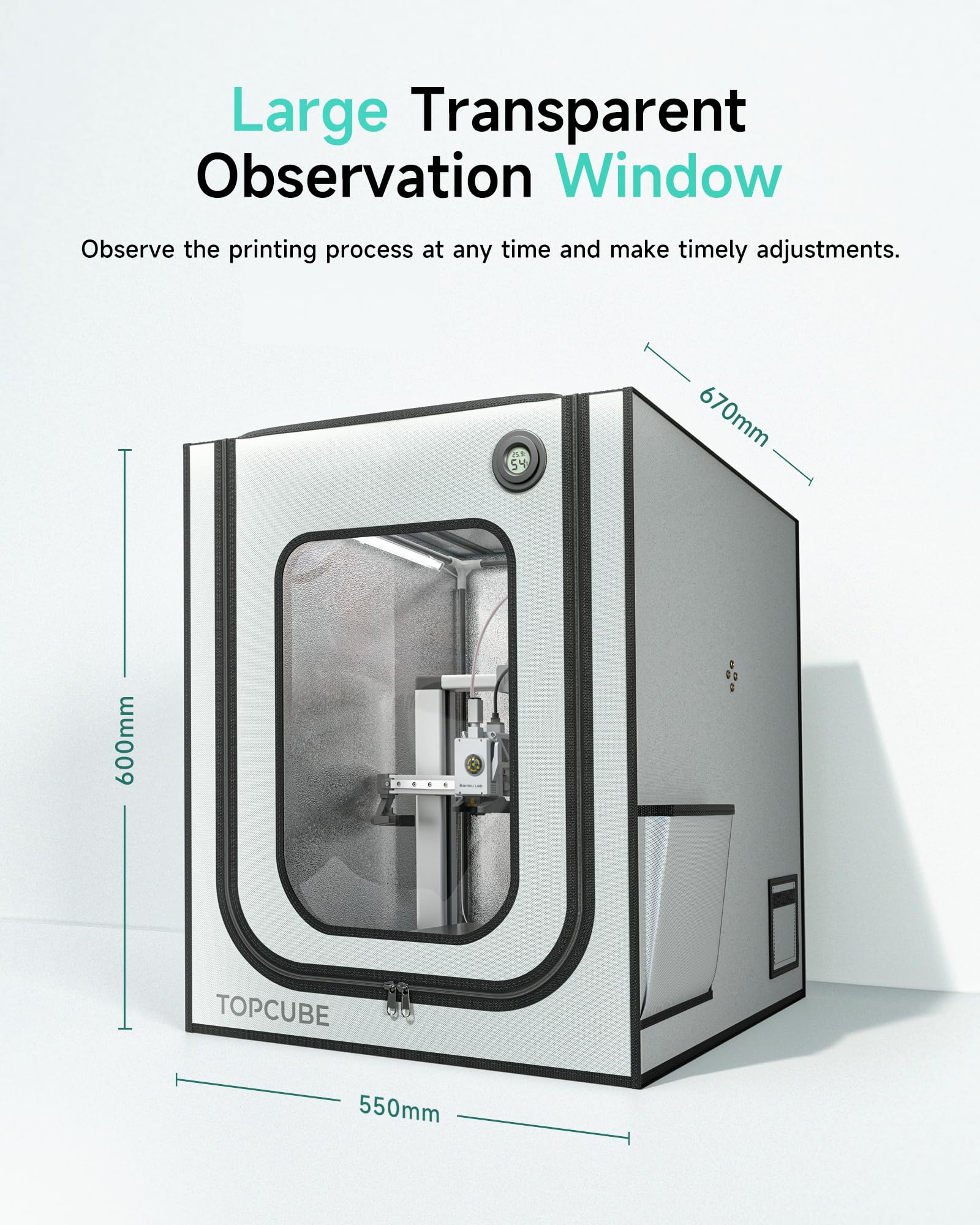 Yoopai-3Dプリンター用の印刷機 BAMbu a1/a - 3D Printer Enclosure Frame のレビューと価格