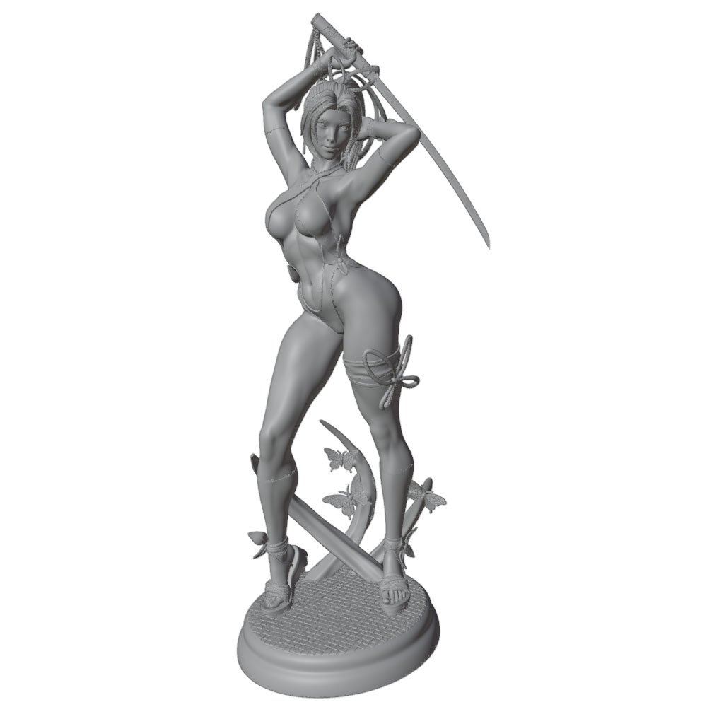 1/24 女性 	 戦士樹脂モデルキット GK ミニチュア  - 3D Printing Jobs のレビューと価格