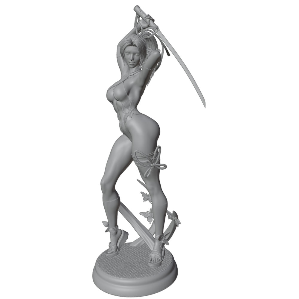 1/24 女性 	 戦士樹脂モデルキット GK ミニチュア  - 3D Printing Jobs のレビューと価格