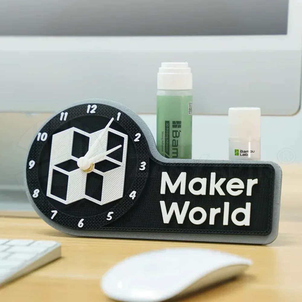 Bambu Lab Clock MH011 メーカーズサプラ - 3D Printing Process のレビューと価格