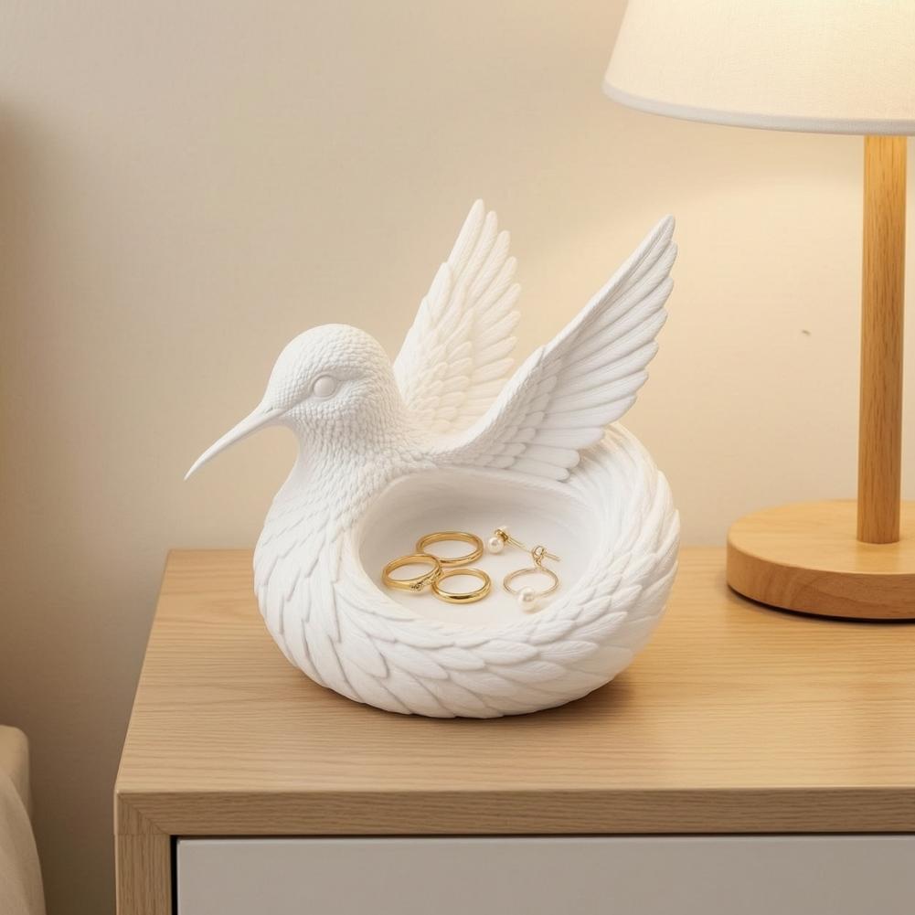 装飾的なジュエリーホルダー ハミングバードジュエリーディッシ - 3D Printing Ring Holder のレビューと価格