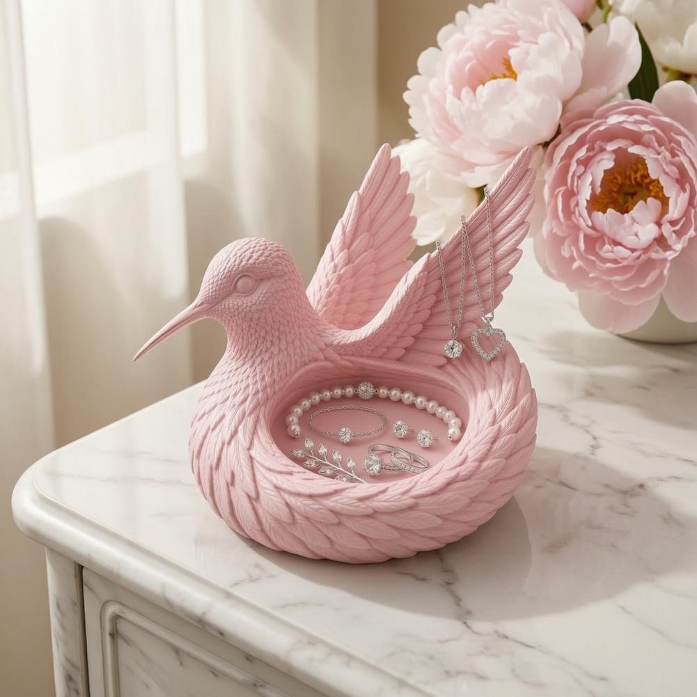 装飾的なジュエリーホルダー ハミングバードジュエリーディッシ - 3D Printing Ring Holder のレビューと価格