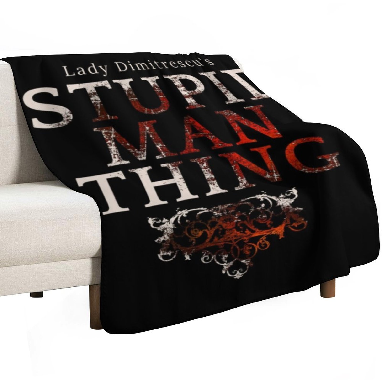 Stupid Man Thing スローブランケット 折りた - 3D Printing Useful Things のレビューと価格