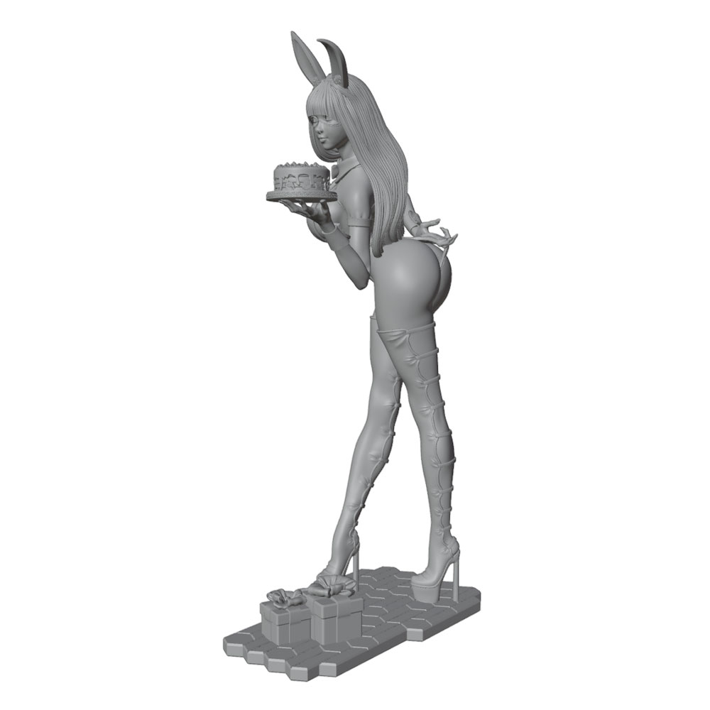 1/24/12/6 ホリデーパーティーテーマ バニーガールキ - 3D Printing Jobs のレビューと価格