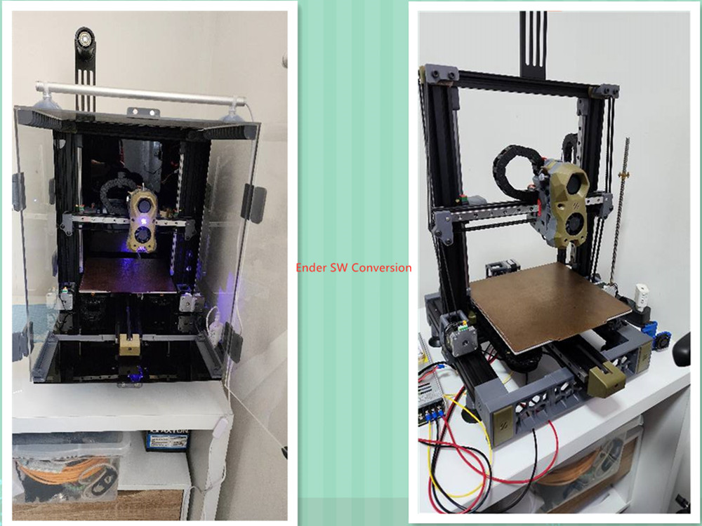 Funssor Ender3 SW CNC加工アップグレード - 3D Printer Enclosure Frame のレビューと価格