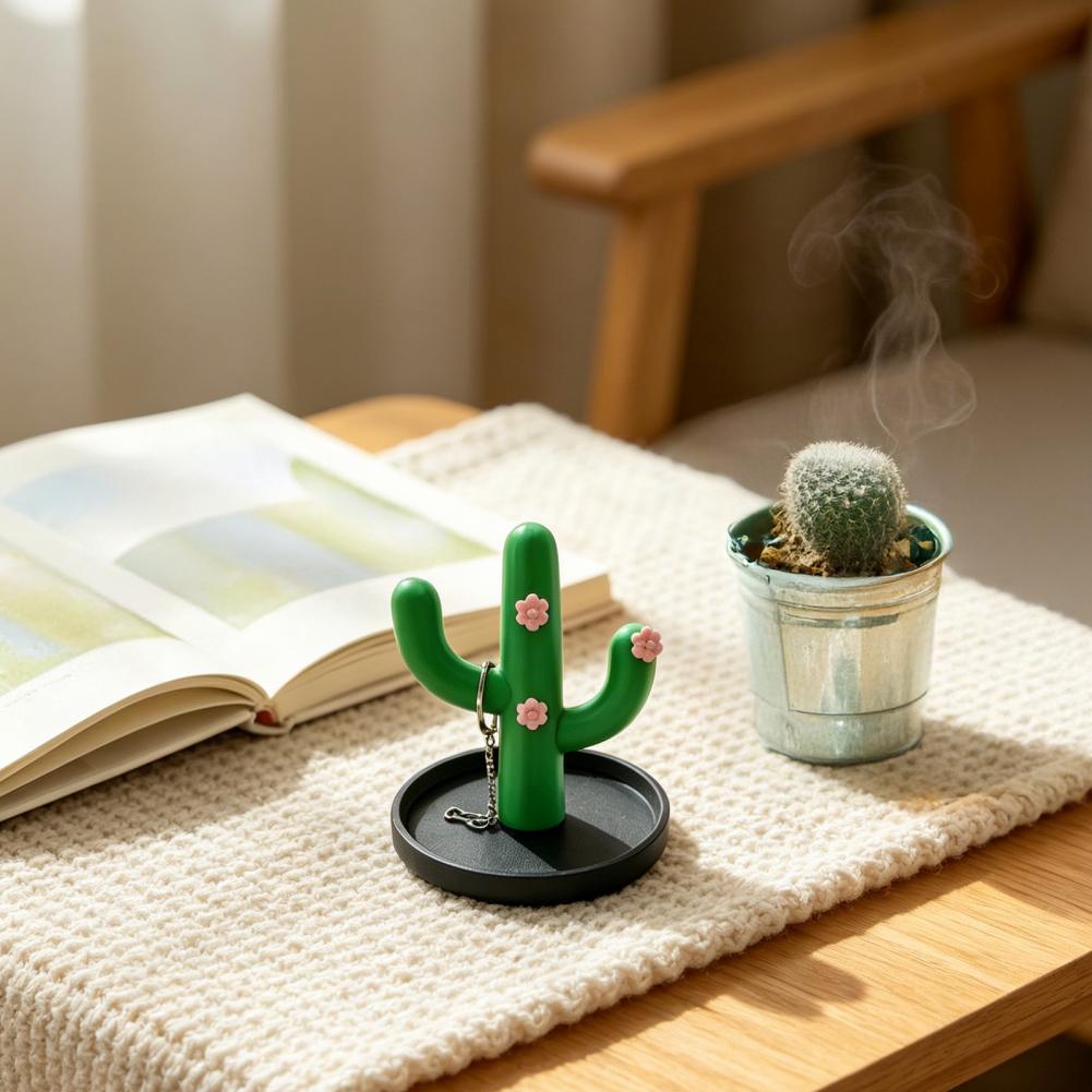 3Dプリントジュエリーオーガナイザー 3Dプリントサボテンジ - 3D Printing Ring Holder のレビューと価格