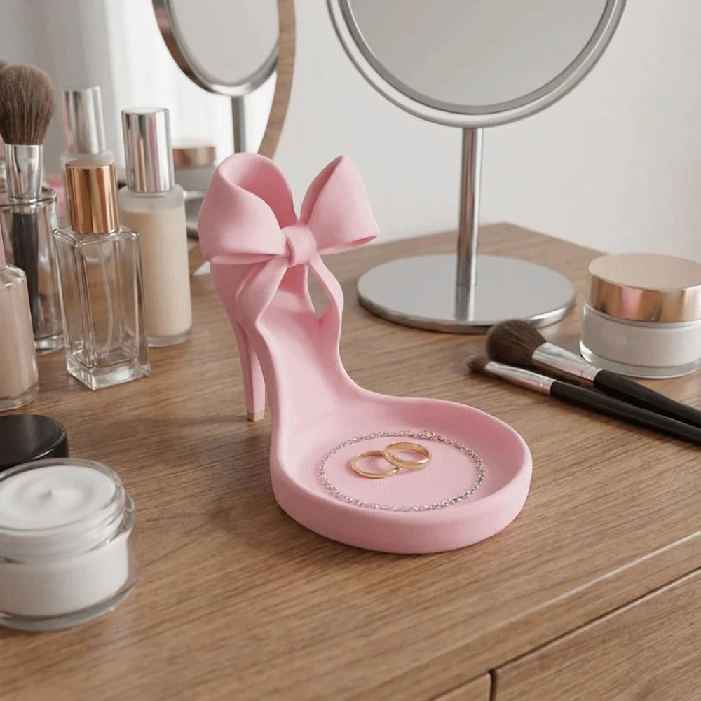 ポータブル3Dプリントハイヒールジュエリートレイミニ靴型リン - 3D Printing Ring Holder のレビューと価格