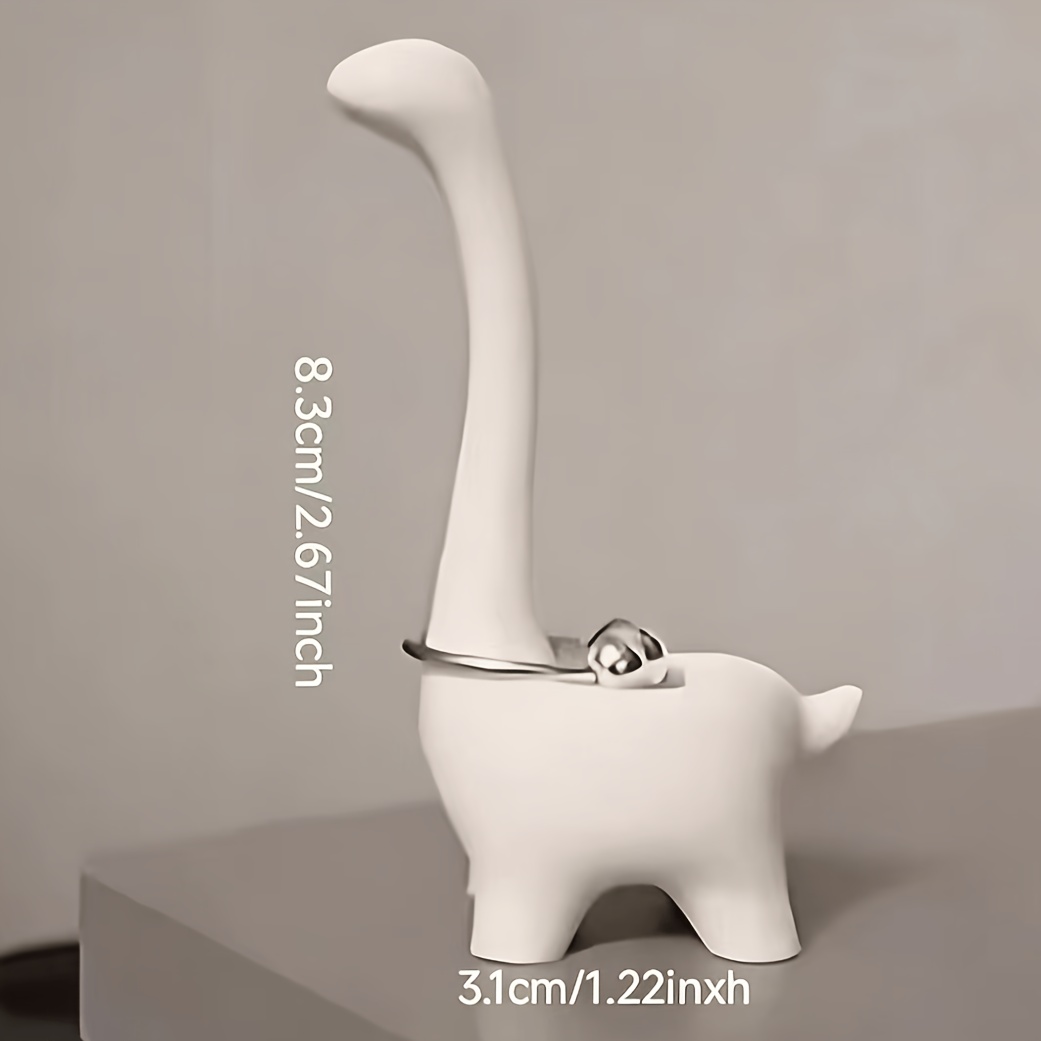 2個入り シンプルな長首恐竜リングホルダー 3Dプリント ミ - 3D Printing Ring Holder のレビューと価格