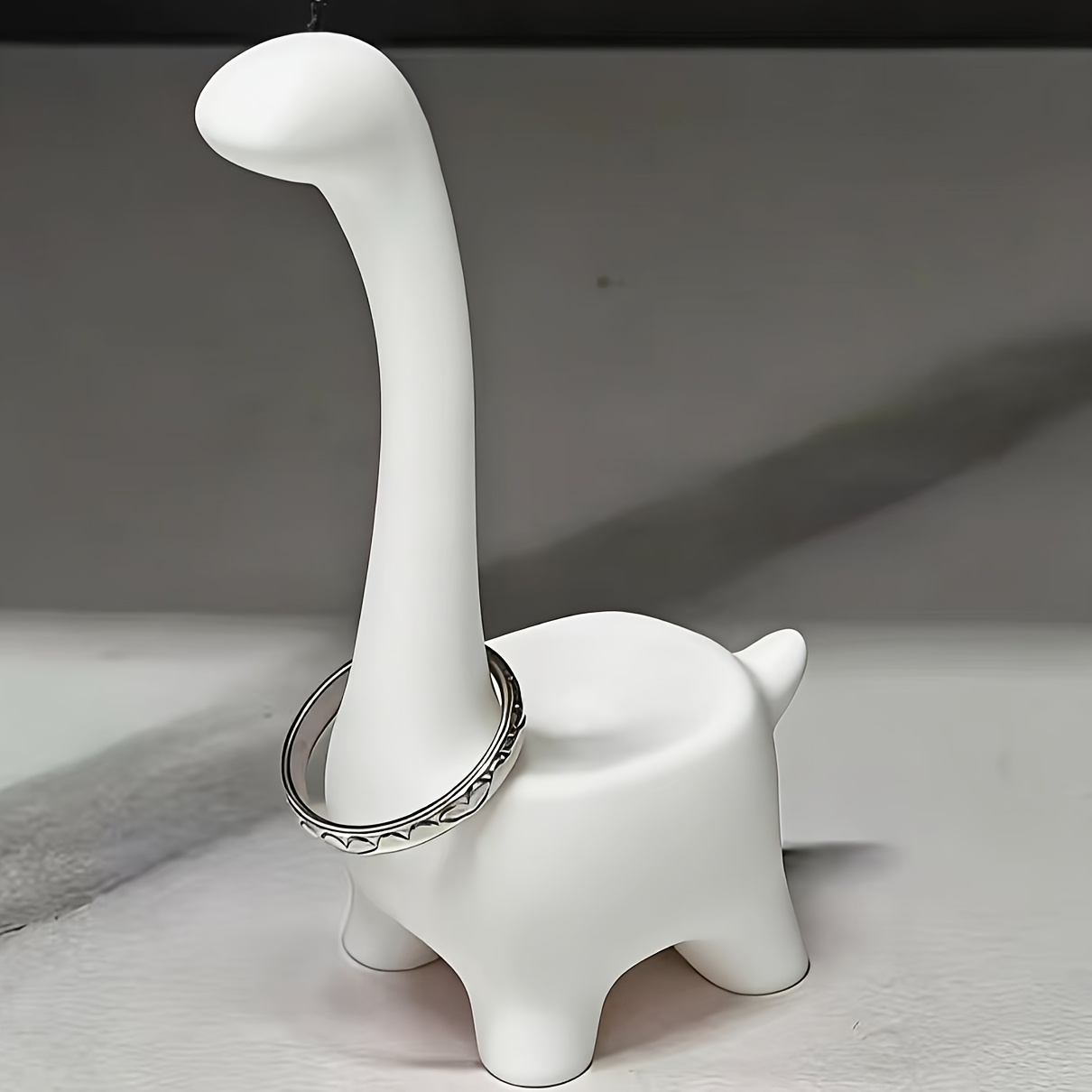 2個入り シンプルな長首恐竜リングホルダー 3Dプリント ミ - 3D Printing Ring Holder のレビューと価格