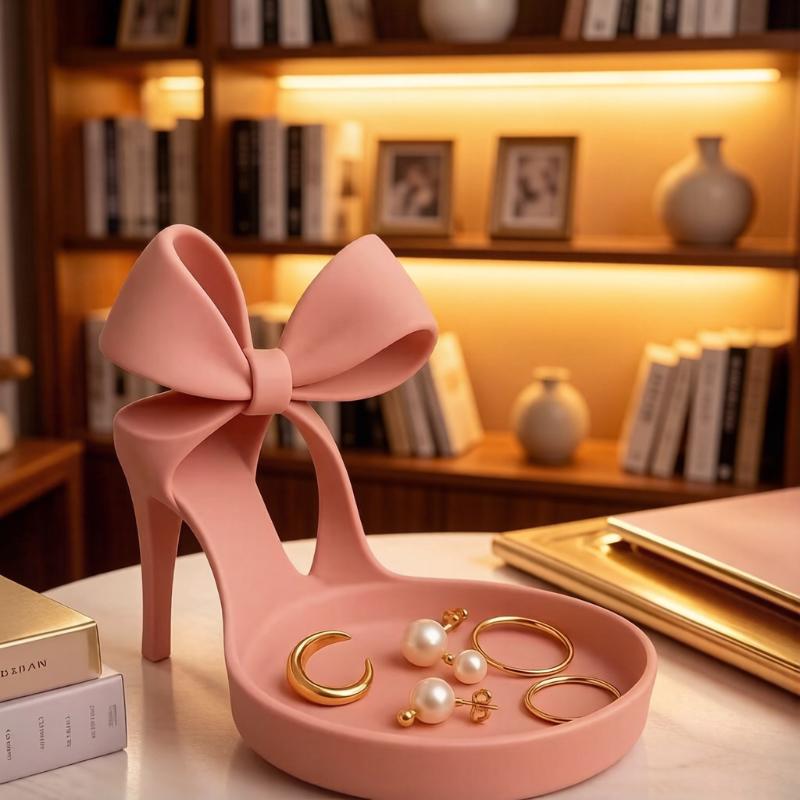 3Dプリント製ハイヒールジュエリーディスプレイスタンド、イヤ - 3D Printing Ring Holder のレビューと価格